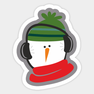 The Christmas Santa Claus head Sticker